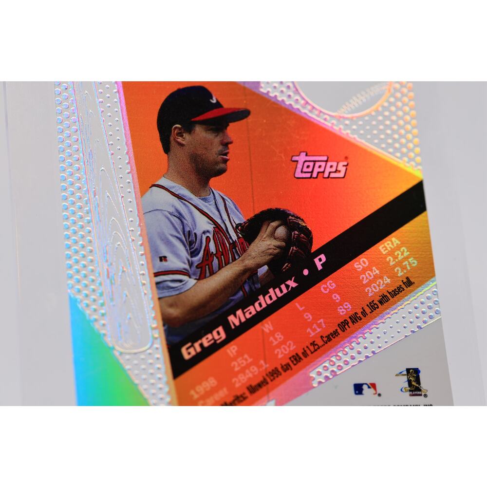 1999 Topps Tek Pattern 18 #43B Greg Maddux PSA 7 Atlanta Braves - Pop 1 - Picture 4 of 12